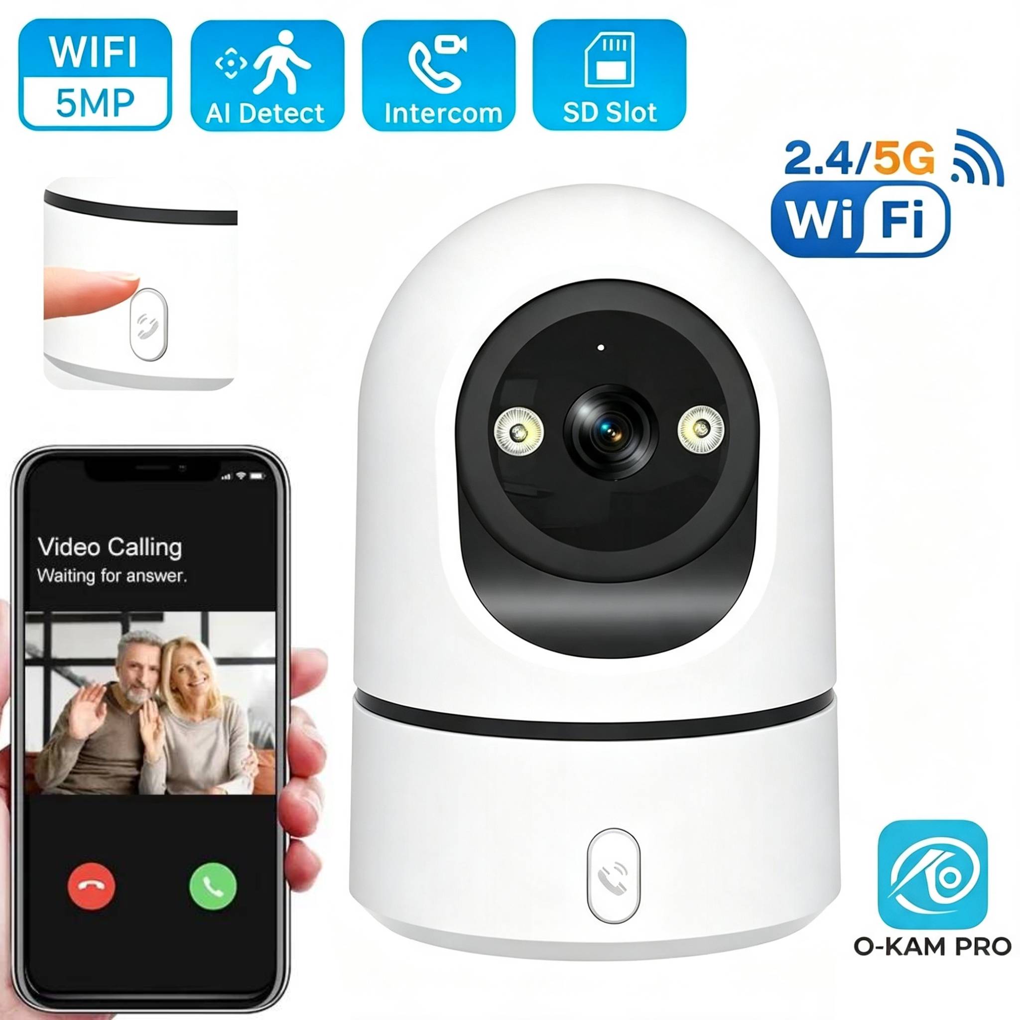 Eufy Camera E220 - 2.4G/5G WiFi 실내 베이비 모니터 보안