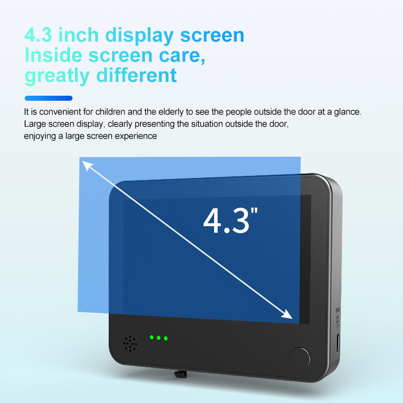 Danmini 4.3인치 2K 스마트 라이프 WiFi  - Smart Home Video 리뷰 및 가격