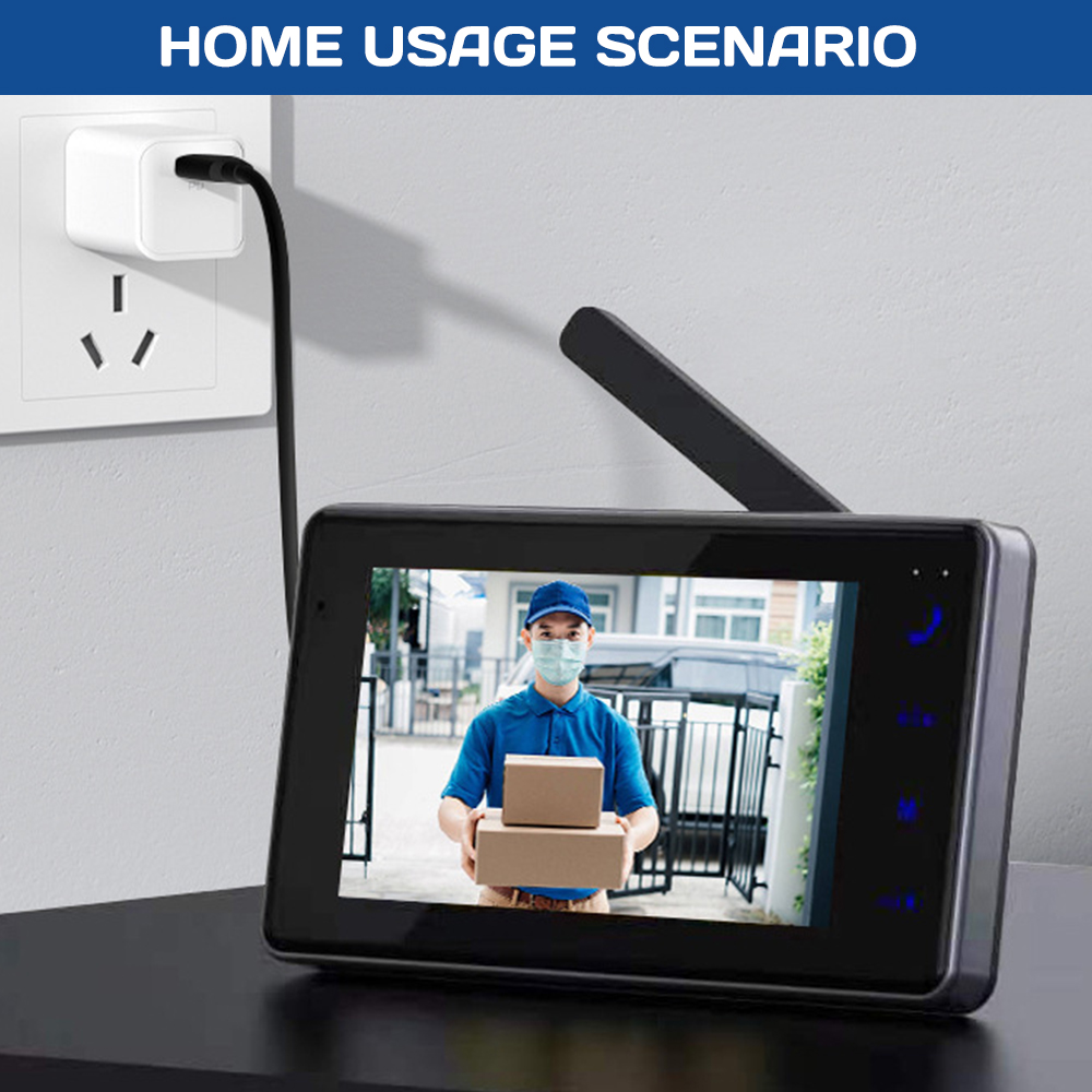 4.3인치 HD IPS 스크린 무선 비주얼 인터콤 초인 - Smart Home Video 리뷰 및 가격