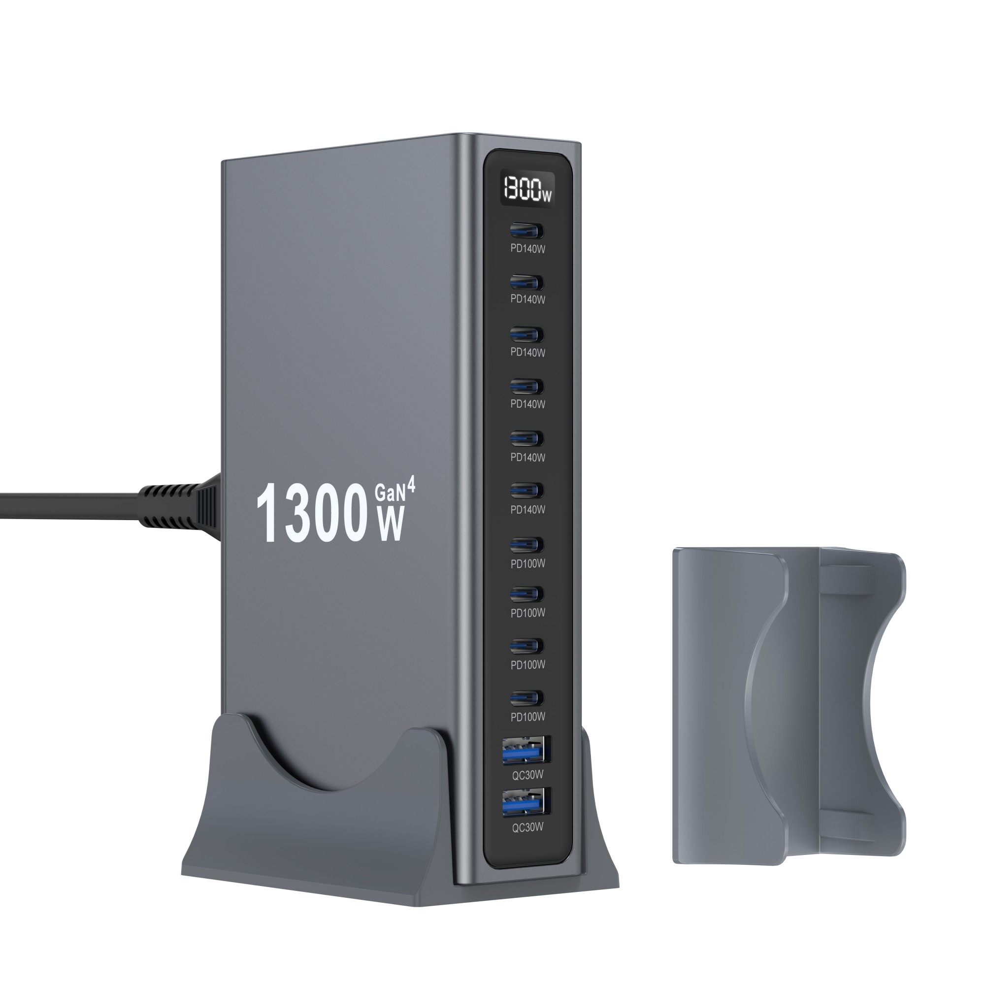 1300W GaN IV 12포트 USB C 충전 스테이 - Smart Home Hub 2 리뷰 및 가격