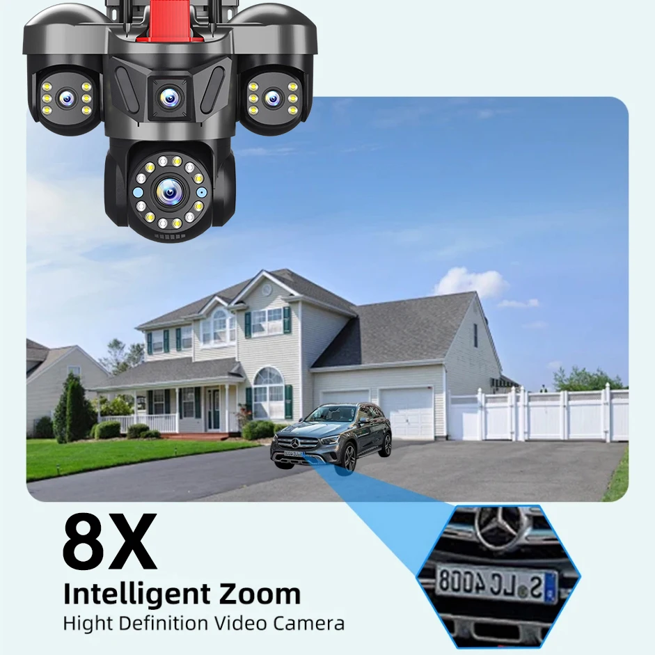 KERUI 12K 24MP 야외 WiFi 카메라 트리플 - Smart Home Camera Ezviz 리뷰 및 가격