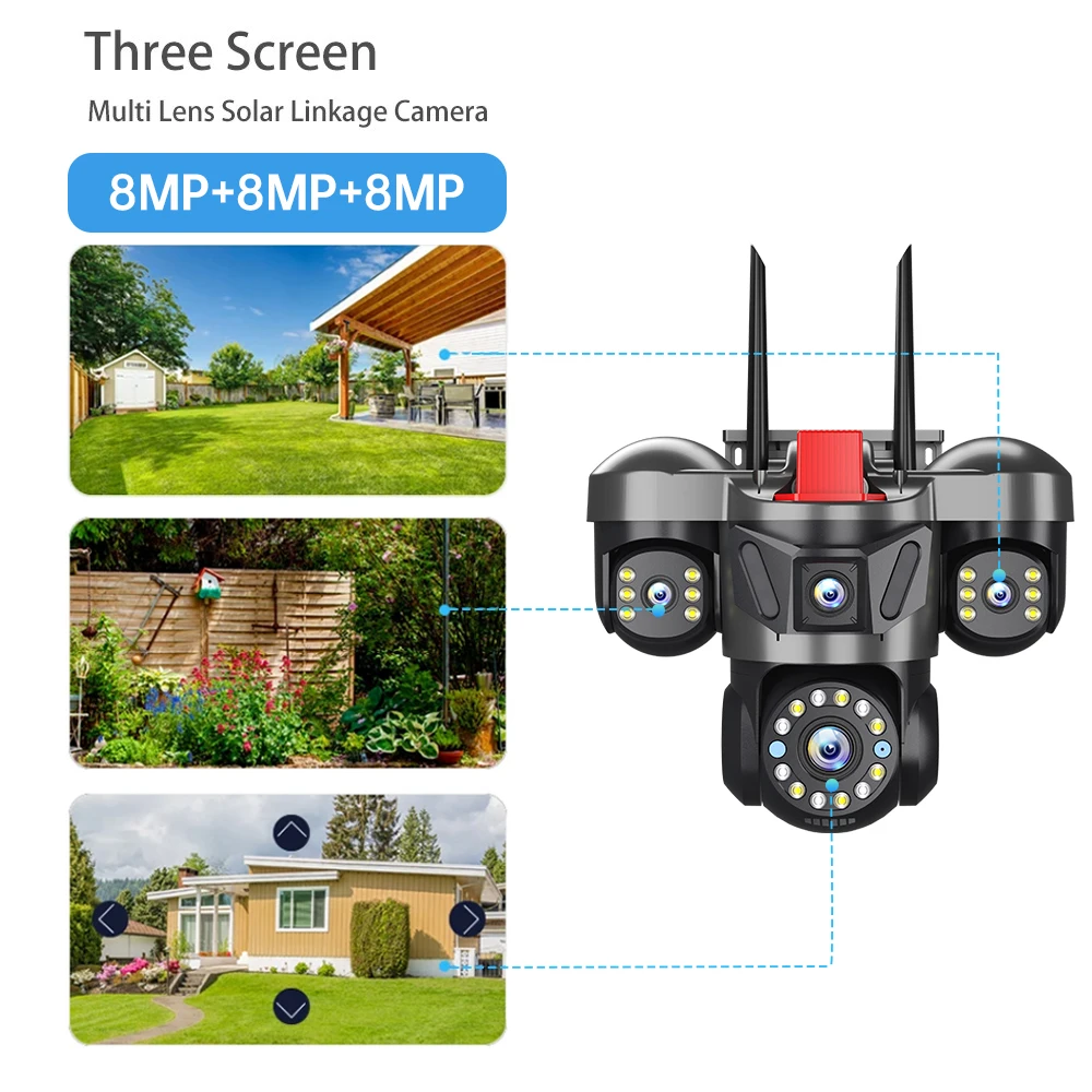 KERUI 12K 24MP 야외 WiFi 카메라 트리플 - Smart Home Camera Ezviz 리뷰 및 가격