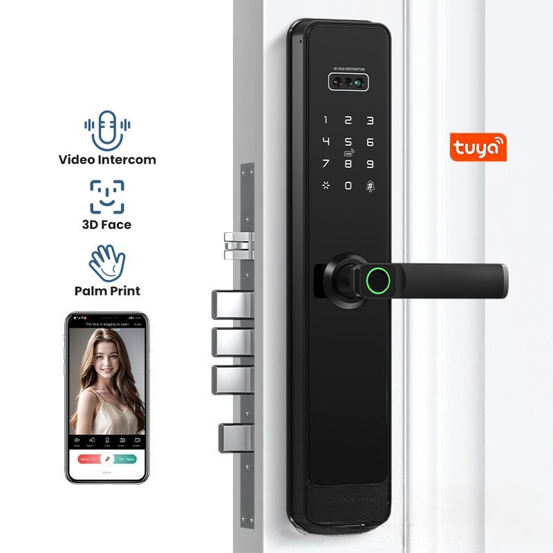 EGFirtor 반자동Tuya 지문 비밀번호 잠금 장치 - Smart Home Door Lock 리뷰 및 가격
